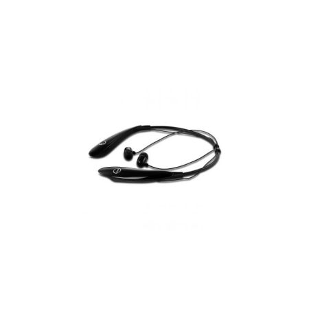 beFree Sound Bluetooth Wireless Active Sports Earbud Headphones in Black with Microphone