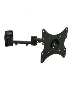 MegaMounts Full Motion Single Stud Wall Mount for 17-42 Inch Displays with Bubble Level